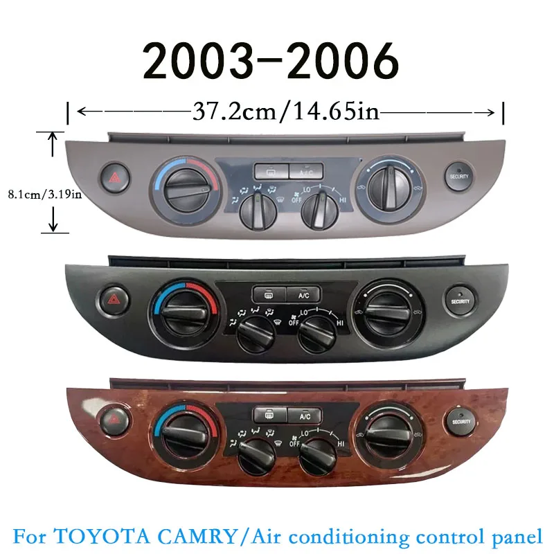 FOR 2003-2006 TOYOTA CAMRYCAR conditioning ASSEMBLE Grille Interior air vent outlet Dashboard AC Vent Panel plastic Control knob