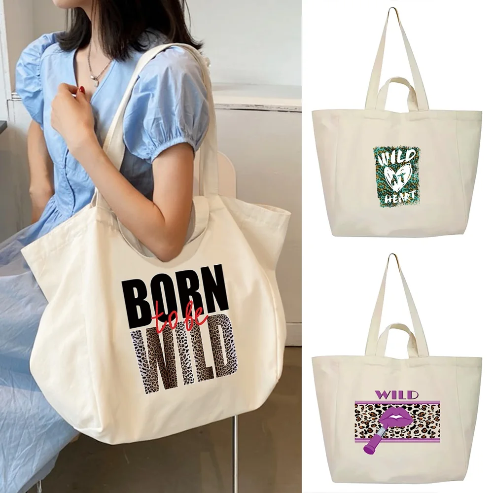 

Shopping Bags Large Capacity Shoulder Bag Student Campus Wild Series Daily Tote Bag Unisex Casual Versatile Style Storage Bag