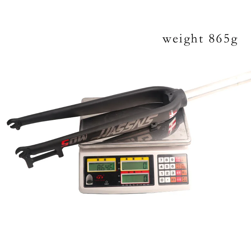 HASSNS MTB-Gabel, starre Fahrradgabel, 26/27,5/29 Zoll, Aluminiumlegierung, Mountainbike-Gabel, gerades Rohr, V-Bremse, MTB-Hartgabel – Detail 25