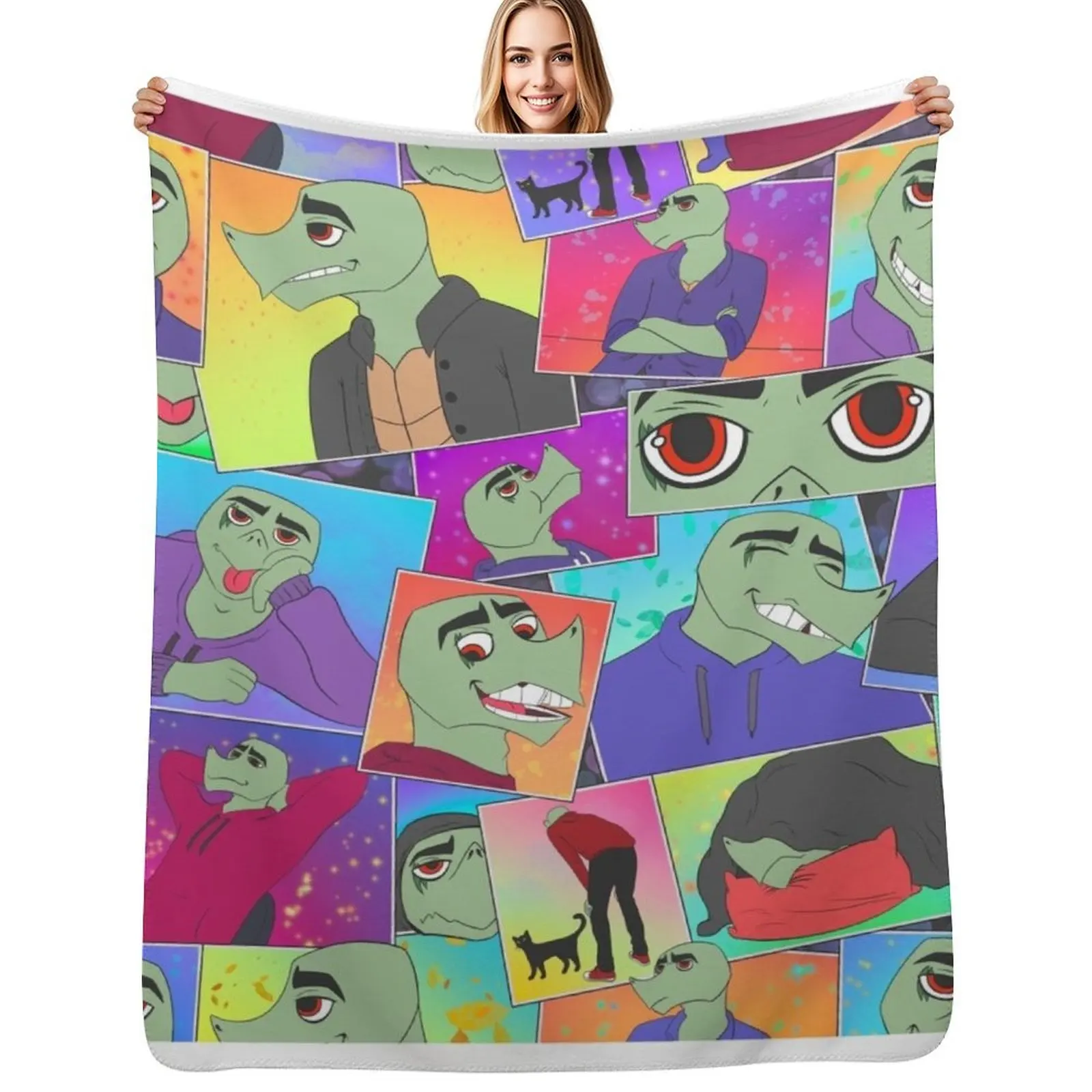 Wade comic Throw Blanket Flannel Sofa Quilt Luxury Bed Blankets For Bed for winter Blankets