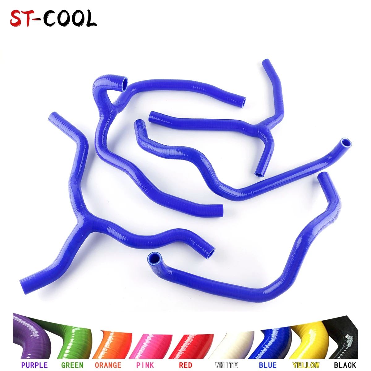 

For 2001-2010 Honda GoldWing 1800 GL1800 2002 2003 2004 2005 2006 2007 Silicone Radiator Coolant Hoses Tubes Kit Piping 5Pcs