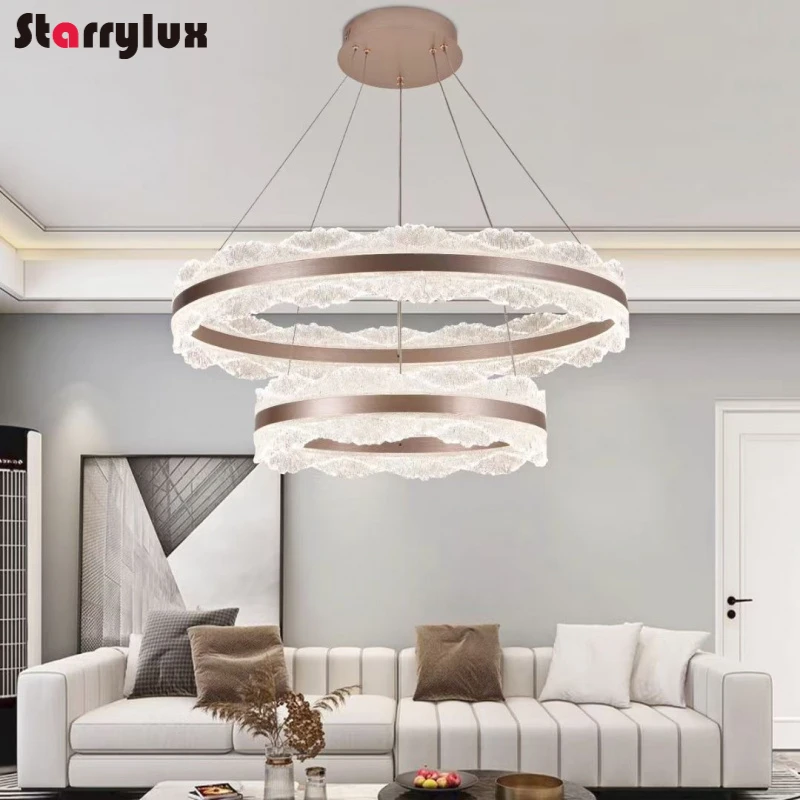 

Italian Luxury Living Room Chandelier Dimmable Modern Dinning Bedroom Lamp Crystal Ceiling Light