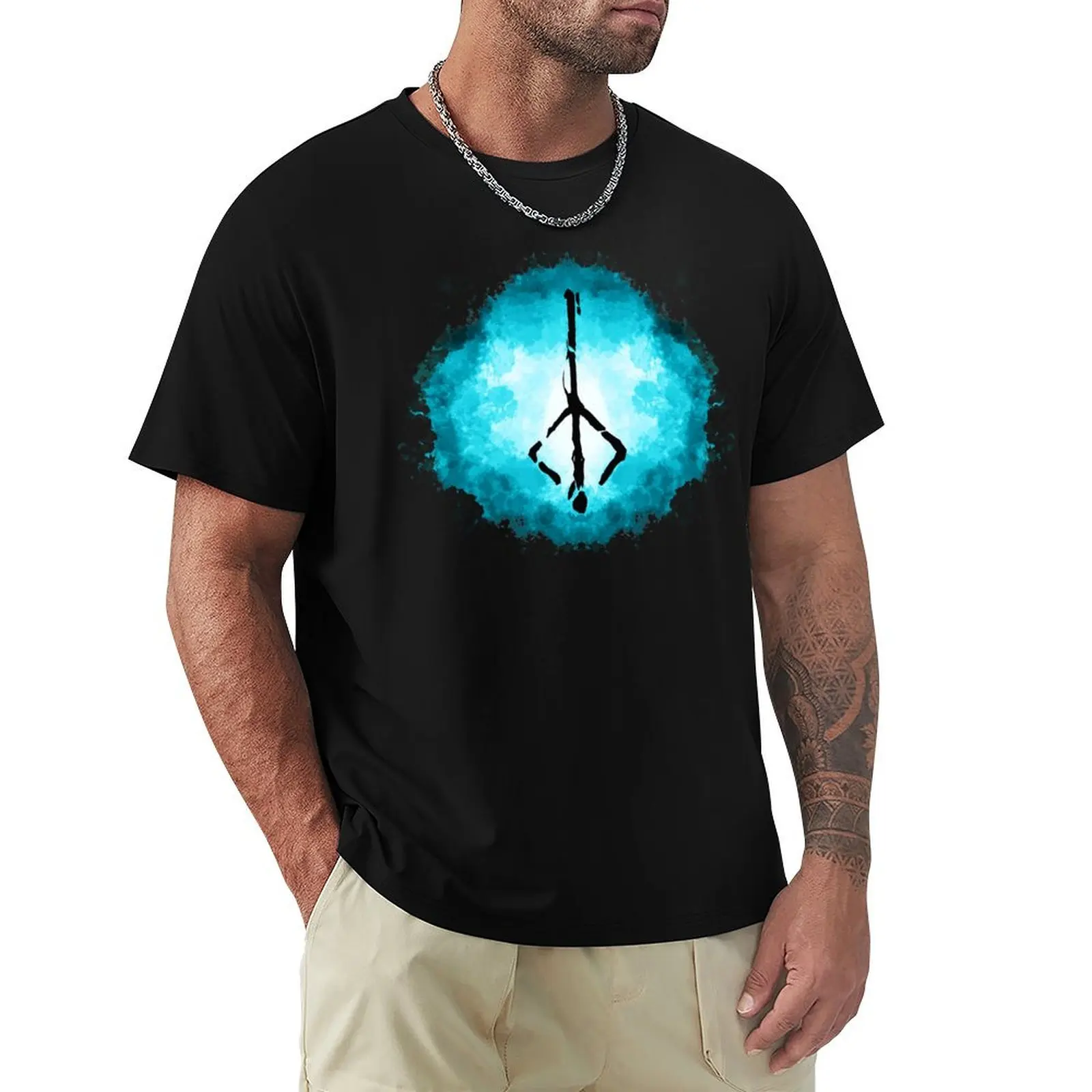 Bloodborne - Hunter Caryll Rune T-Shirt Classic Crew Neck Cotton T-Shirt