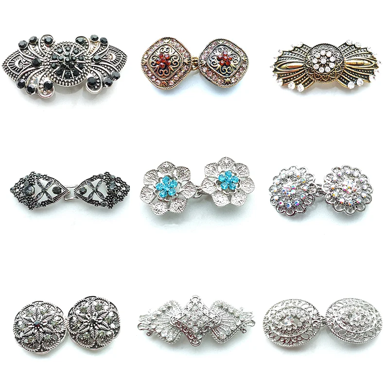 PD BROOCH 2025 New Style Clothing Button Brooch Fashion Accessories Long Garment Decorative Hook Gifts