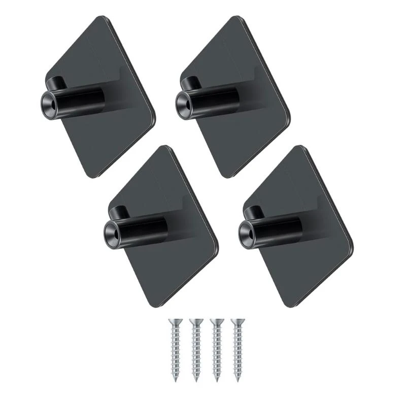 Gói 4 hook đính kèm bếp máy trộn Bộ phận đính kèm đính kèm tổ chức tổ chức máy trộn có kết cấu bằng nhựa