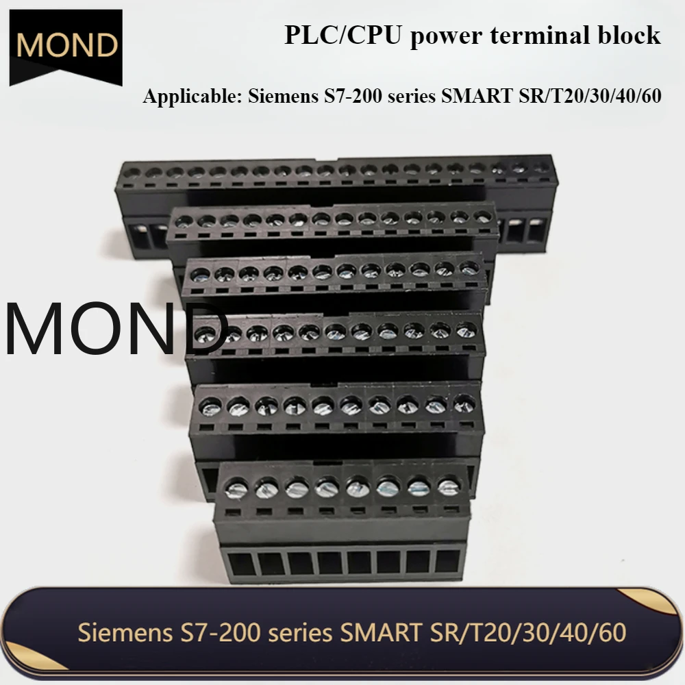 Suitable for Siemens S7-200 SMART Series SR/T20/30/40/60 Power Terminal Block CPU Terminal