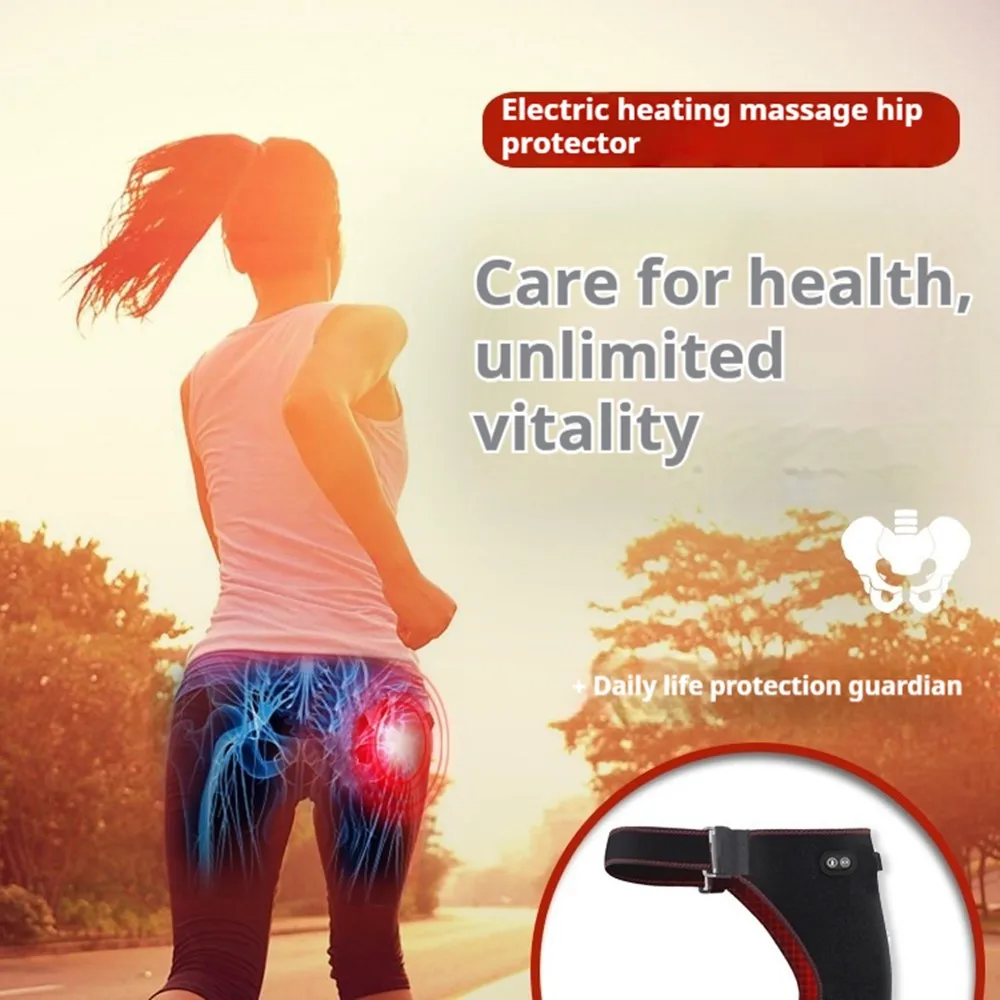 

New Hip Joint Thigh Brace Temperature Adjustable Heating Massager