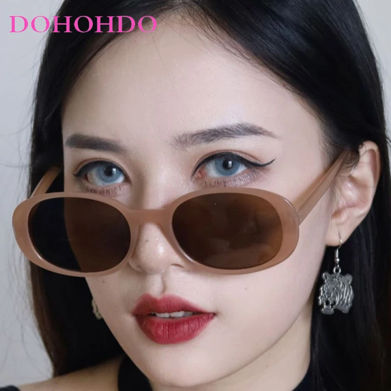 

Retro Small Oval Sunglasses Women Classic Luxury Designer Men Shades Summer Traveling Driving Sun Glasses Female Lentes UV400