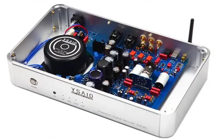 DA30 USB 5.1 Hi-Fi DAC แบบมีสายเอาต์พุต USB แบบโคแอกเซียลเครื่องปรับจูนเสียงบลูทูธ