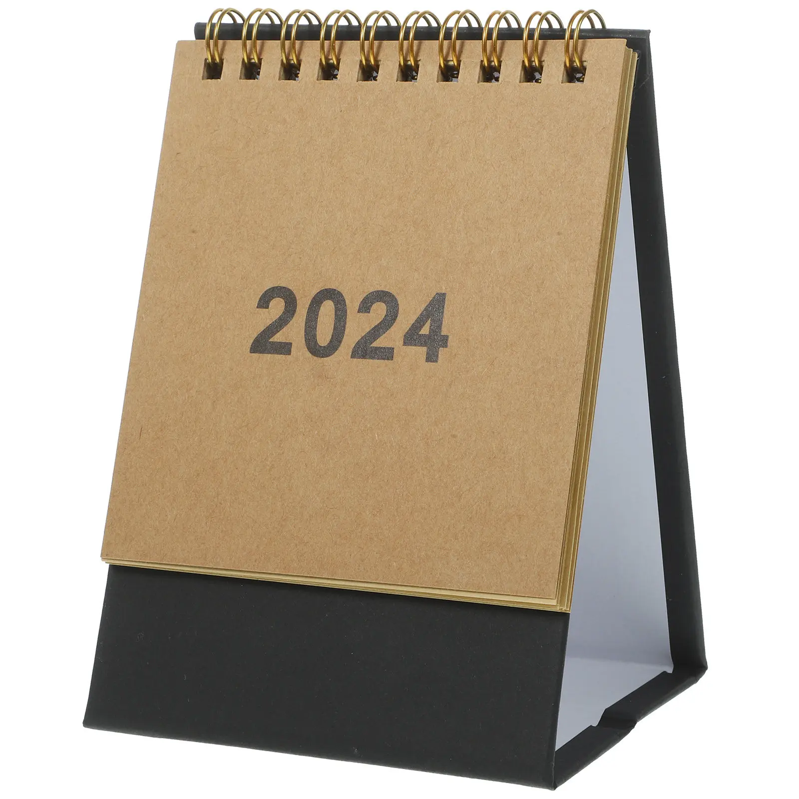 

Desk Calendar 2024 Thick Paper Monthly Household Office Desk Calendar Desktop Standing Daily Use Office Supplies