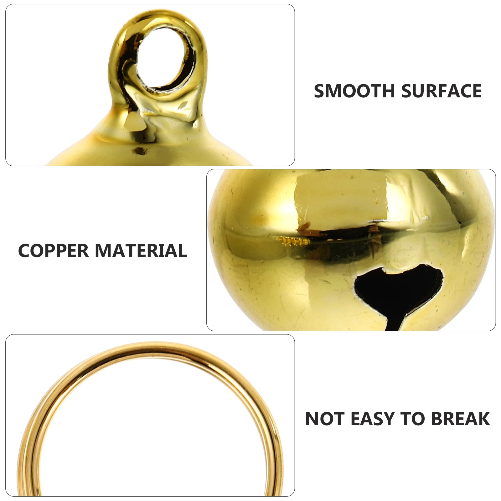 

20 Pcs Collar Copper Bell Mini Bells Vintage Craft Christmas Hanging Decoration