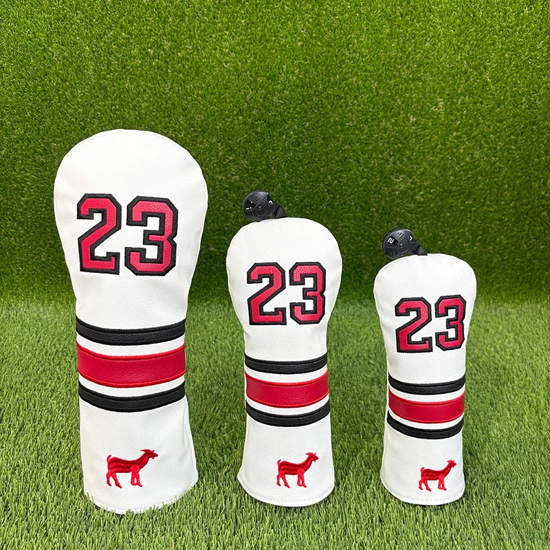 Golf Driver Headcover For Man Women PU Leather Cartoon Style Lovely Golf Driver Cover A Gift For Your Golfing Buddy