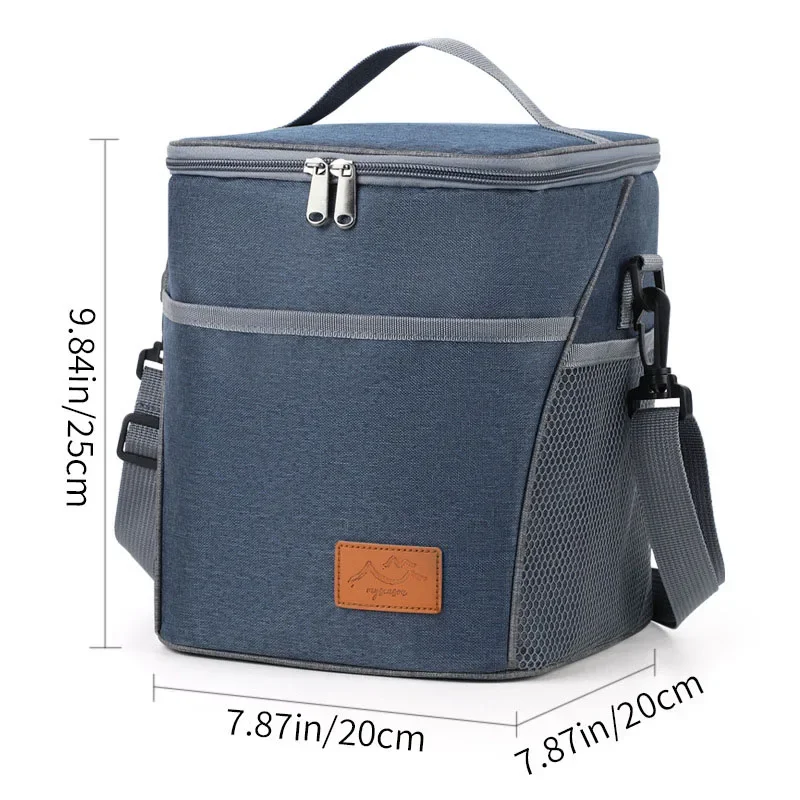 Fashion Insulated Lunch Bag Cooler bags For Women Men Reusable Lunch Bag Adjustable borsa termica ourdoor picnic box loncheras
