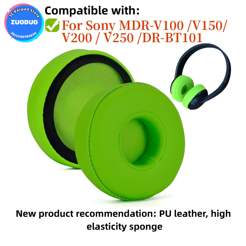 

Replacement Silicone ice gel groove Earmuff Earpads For Sony MDR-V100 /V150/ V200 / V250 /DR-BT101 Headset