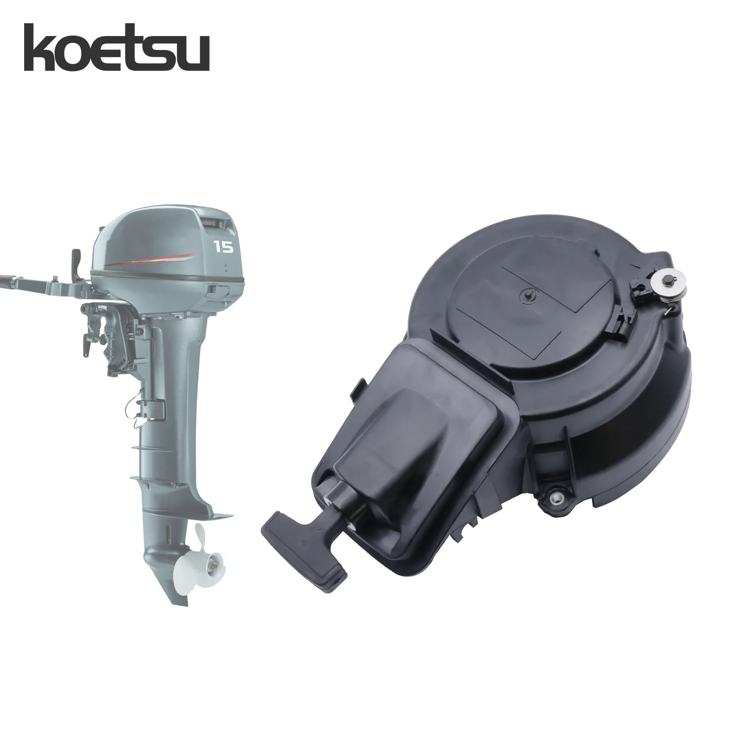 

KOETSU Outboard STARTER ASSY for Yamaha & Parsun Marine 2/4-Stroke | Corrosion-Resistant Outboard Ignition Assembly