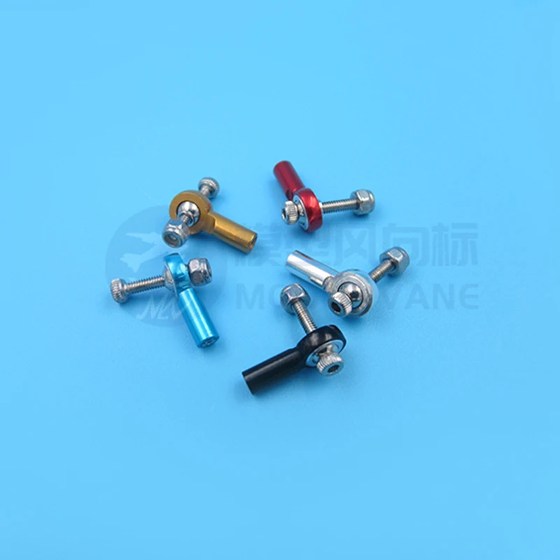 1pc M2 M3 M4 Metal Ball Joint Buckle Positive Reverse Teeth for Model Car Tie Rod End Connecting Rod End Steering Rod End