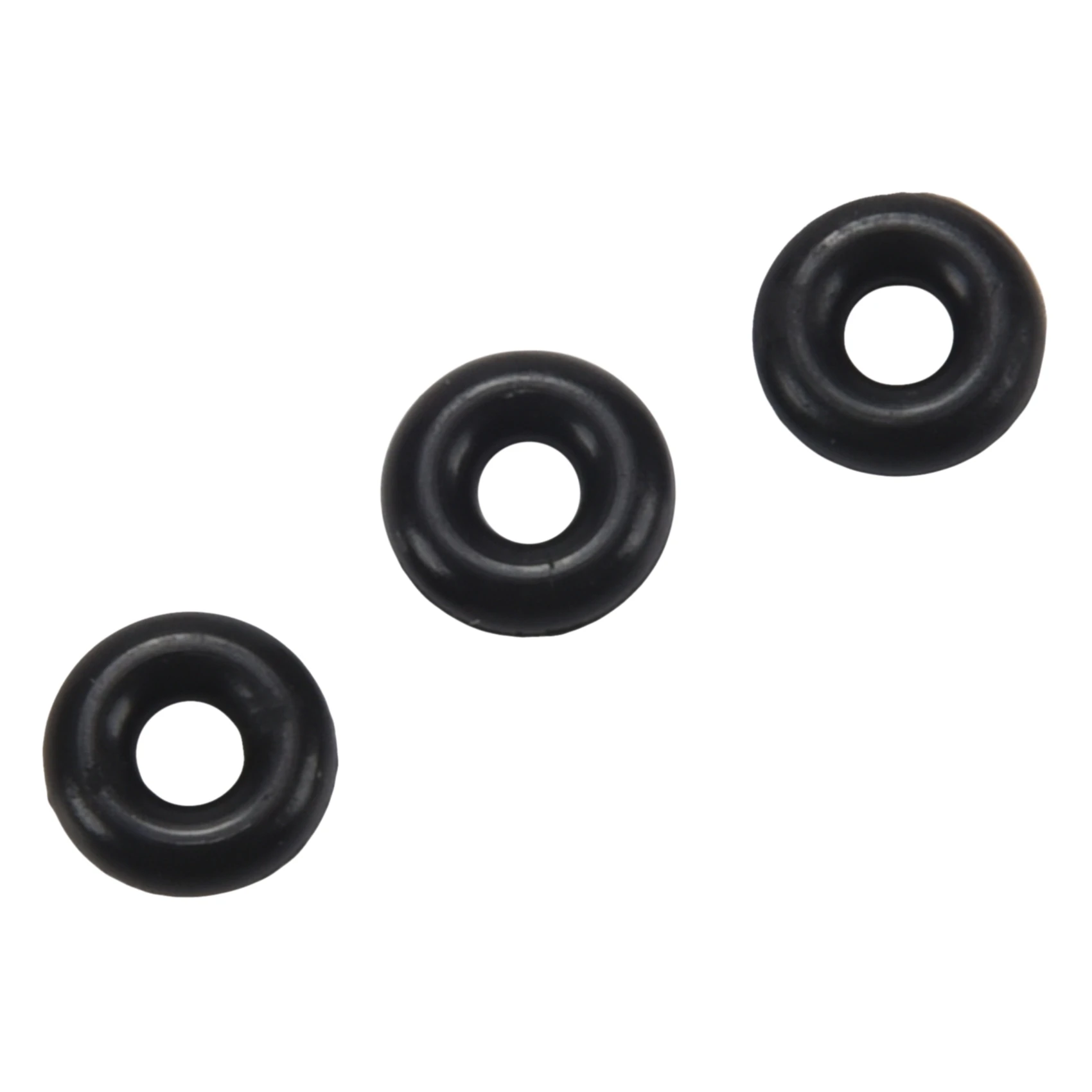 100 ชิ้นยางปลาคาร์พ Fishing Tackle รอบตกปลา O แหวน Nonslip Stopper 6 มิลลิเมตร