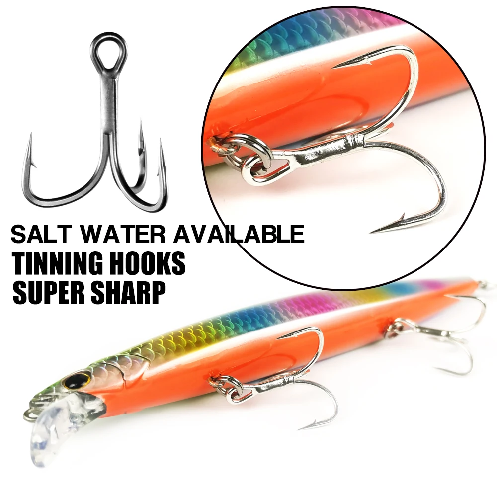 THETIME 32.5g 163mm Floating Minnow Lure AS163F Big Artificial Baits Saltwater Sea Bass Pike Fishing Accessories Free Shipping