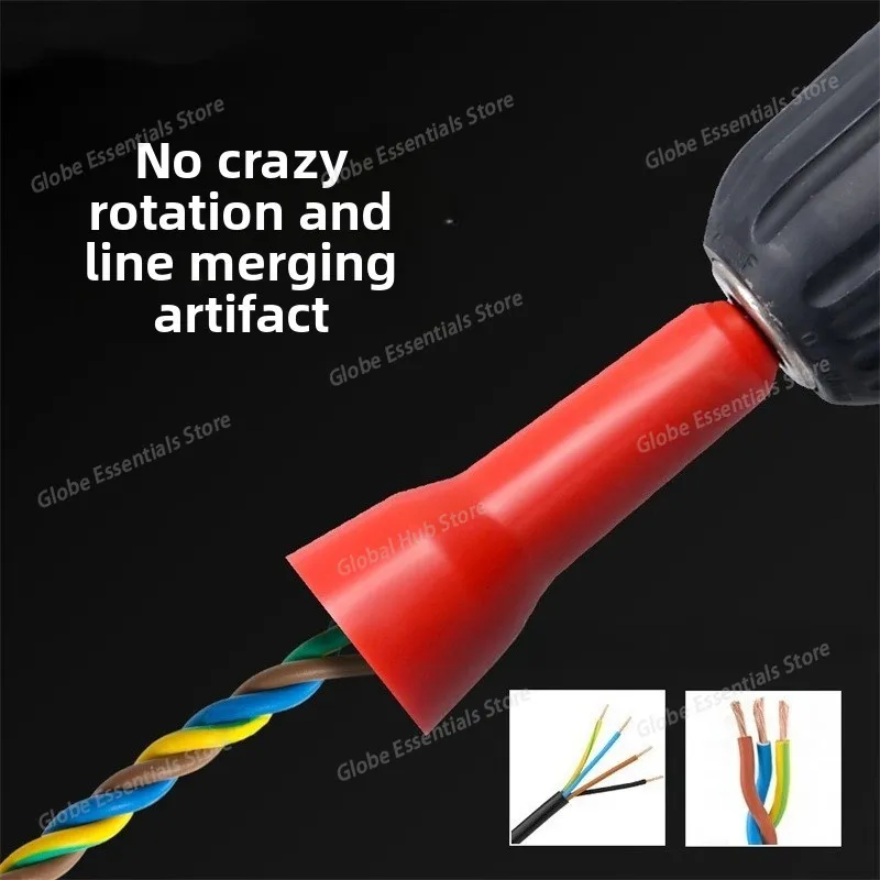 Professional Electrician Accessories Electric Wire Swivel Winding Connector Wire Twister Tool For Drill Wire Connector Driver