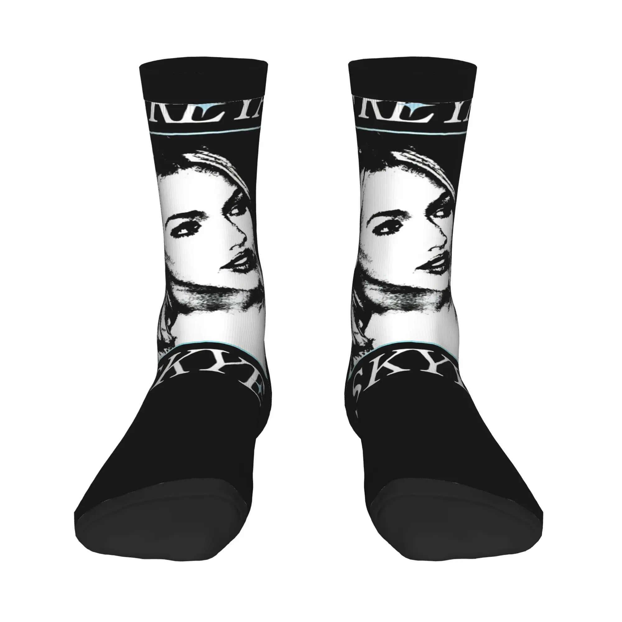 Freya Skye Album  Stockings  Graphic Casual Socks Spring Non Skid Socks Adults Men Cycling Warm Soft Socks