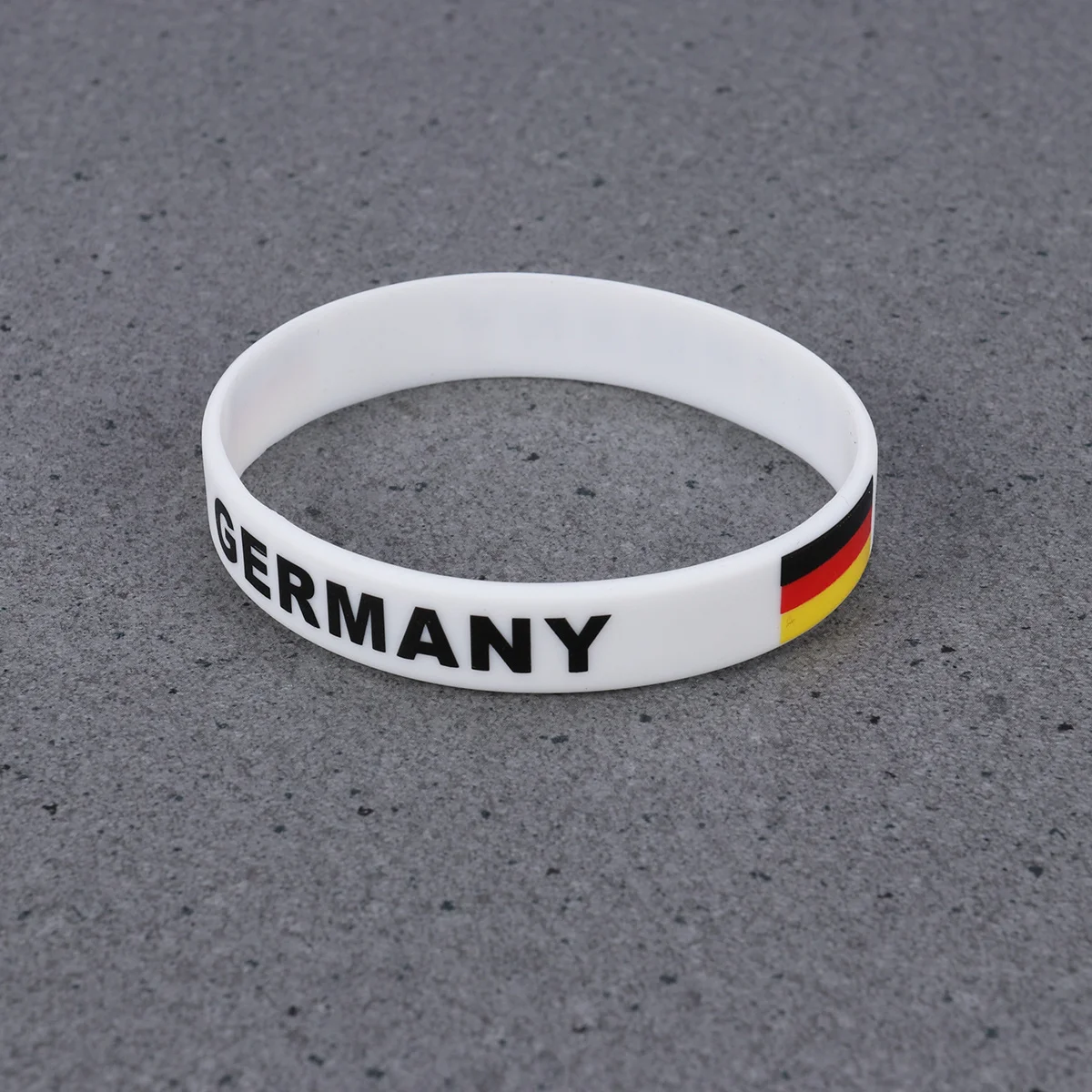 

12Pcs Silicone Country Wristband Soft Durable Sports Fans Bracelet Football Match Germany Flag Cheer Accessories