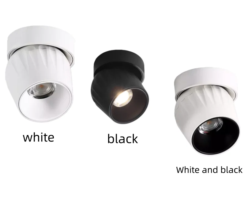 Luz empotrable LED COB cilíndrica montada en superficie regulable 12W 15W 18W 110V 220V bombillas LED de techo lámpara foco LED Downlight