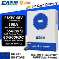 11KW Solar Hybrid Inverter 11000VA 48V Photovoltaic Inverter Built in Dual MPPT 160A Off Grid Power Inversor with WIFI RS485