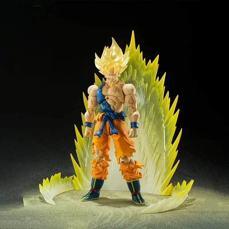 In Stock Bandai Dragon Ball Z SHFiguarts Super Saiyan Son Goku Exclusive Edition SDCC Action Figure Finished Model Toy Gift