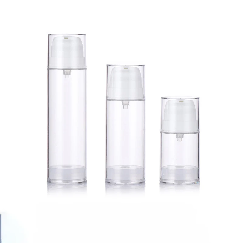 Botellas vacías al vacío de 50/100/150ml, contenedor de cosméticos de viaje, botella de bomba de loción, botella sin aire para crema Facial,