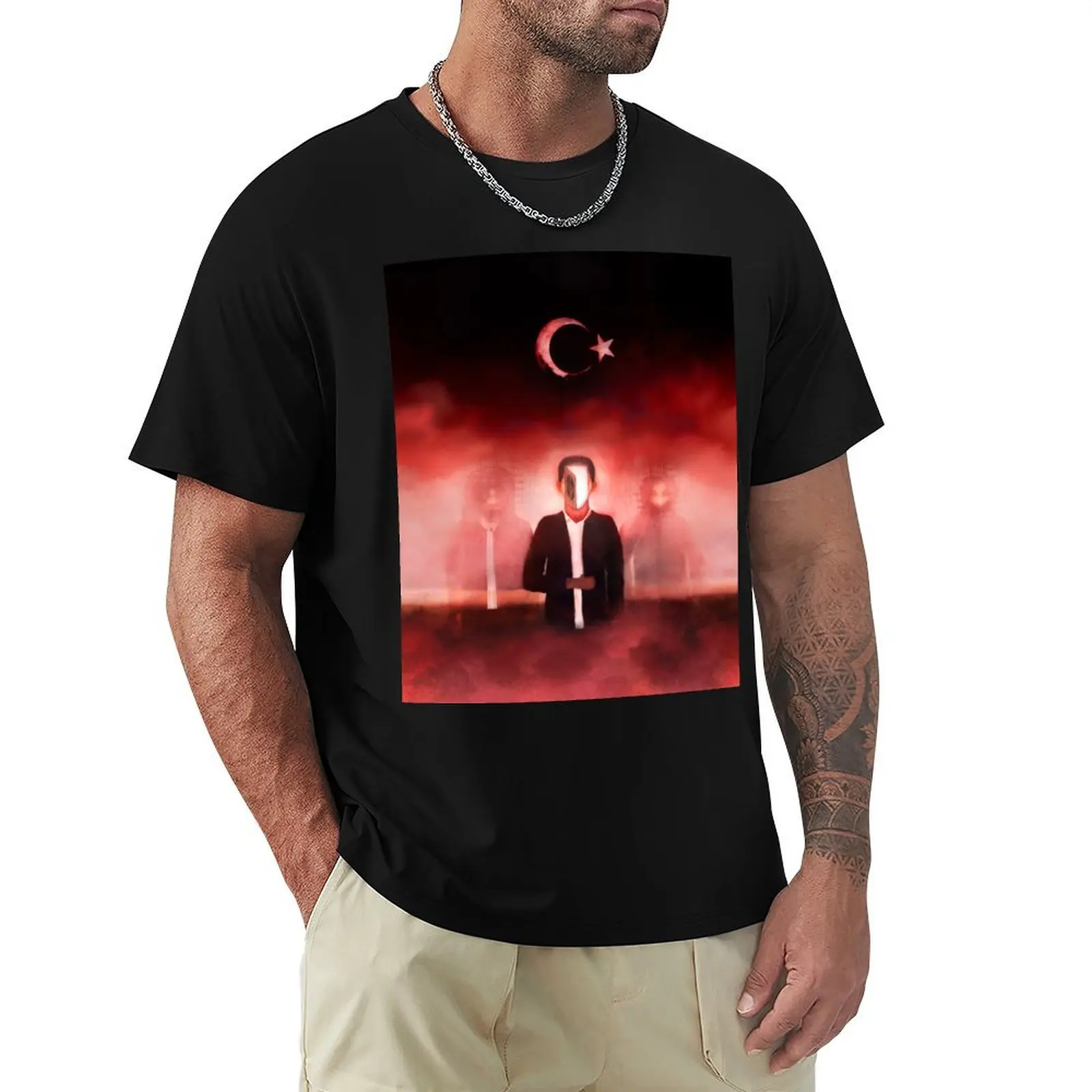 Islamic Mutilation T-Shirt Novelty Print Casual Tee Shirt