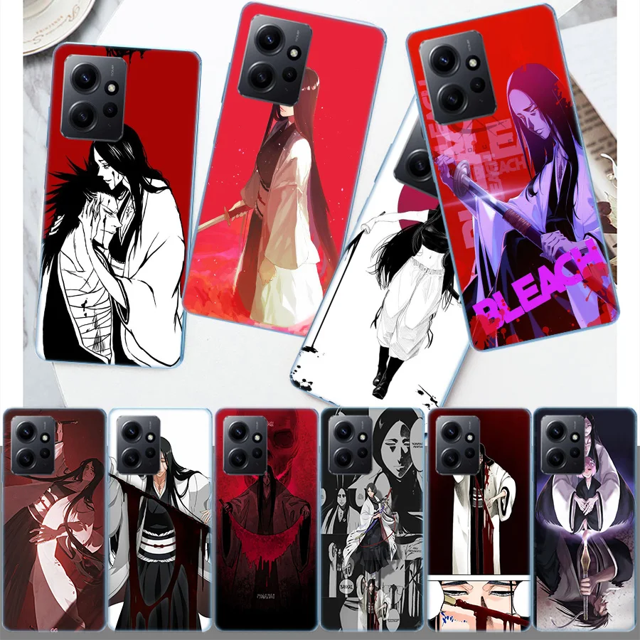 Unohana Yaciro Cover Case For Xiaomi Redmi Note 13 5G Plus 12 12C 10 10A 10C 10X 9 9A 8 8A K60 K70 K20 Pro Phone 7 7A 6 6A TPU C