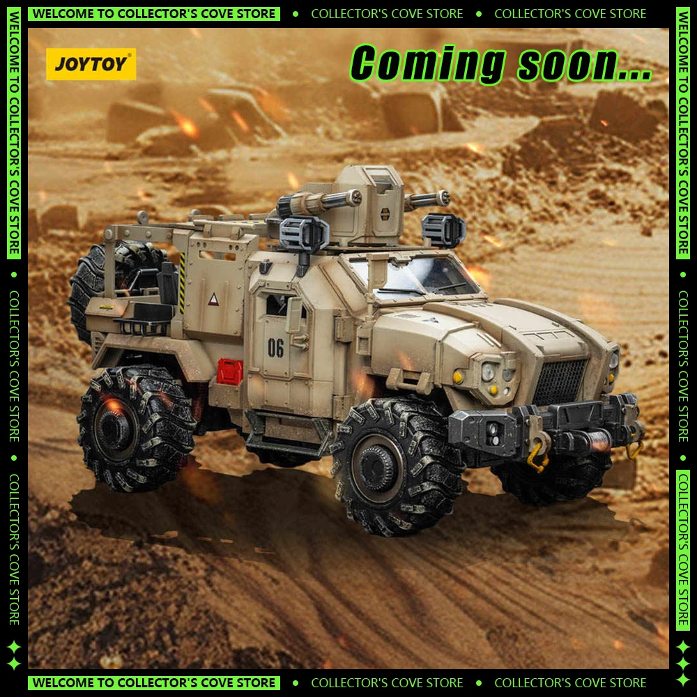 Pre-Sale JOYTOY 1/18 Hardcore Coldplay Action Figures Cyclone Assauit Armored Car Collectible Model Statue Room Decor Toy Gift