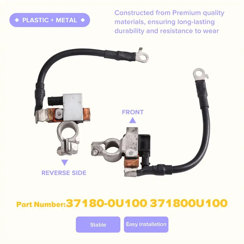 A85E-Battery Negative Terminal Sensor Cable For VERNA 2010- 2017 Model Code 37180-0U100 371800U100
