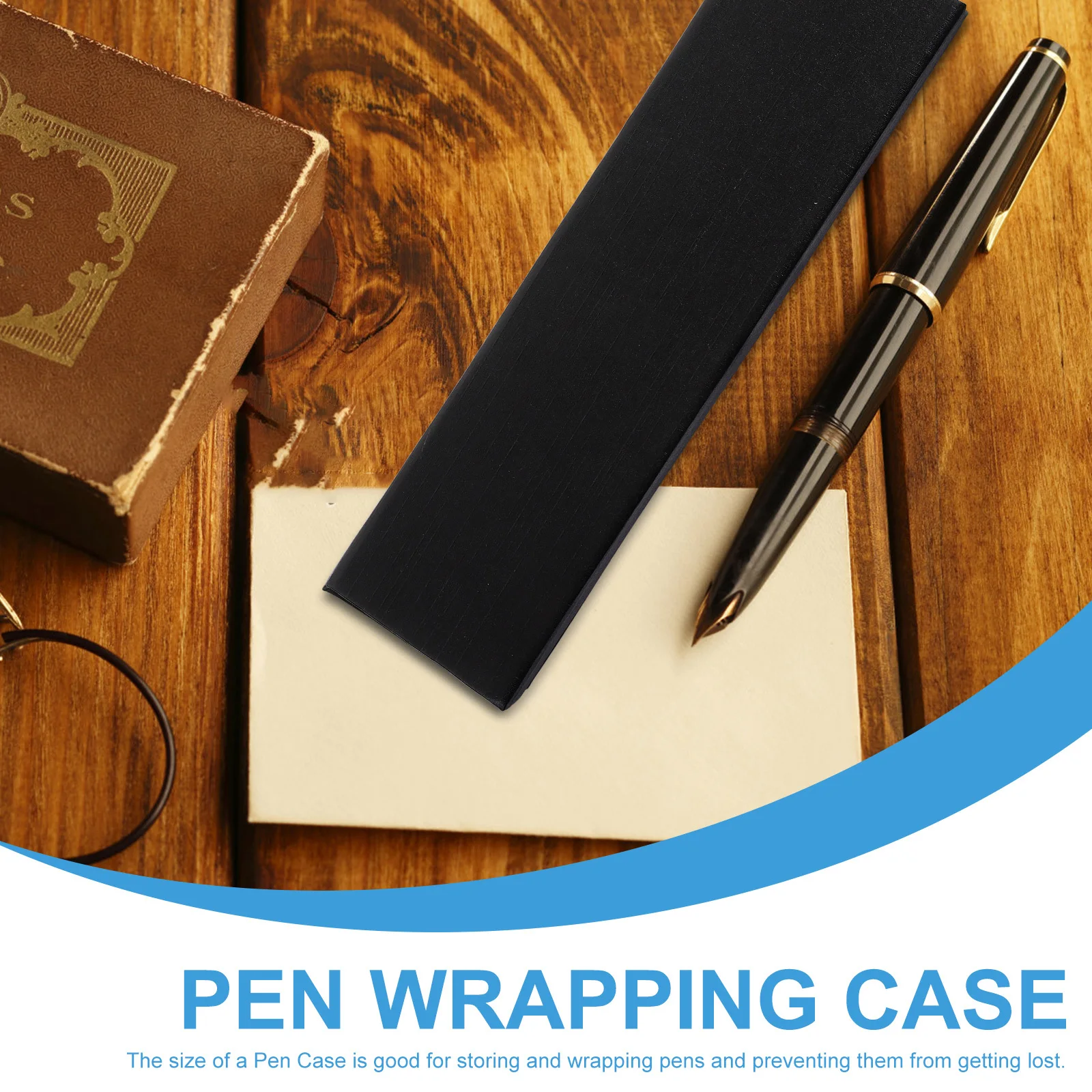 

3Pcs Cloth Pen Cases Retro Fountain Pen Holders Decorative Gift Boxes for Students Business Ceremony Display Box