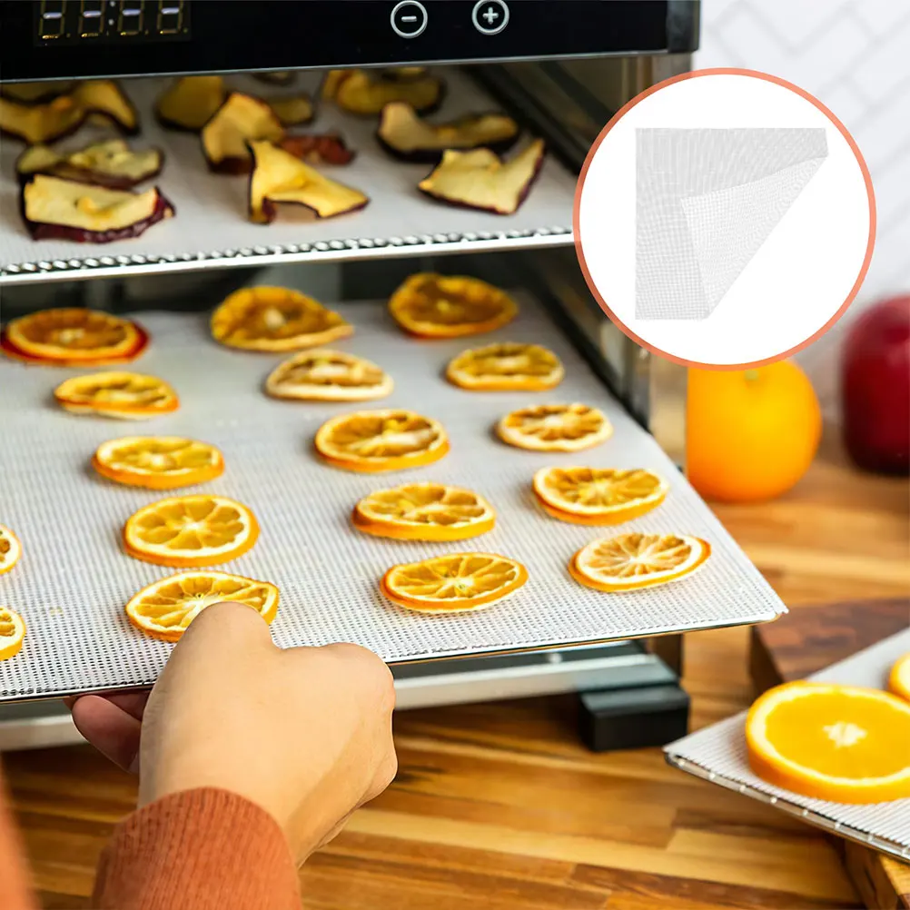 

3pcs Silicone Sheets Square Fruit Trays Non Stick Reusable Food Drying Fruits Vegetables Dehydrator Mats For Kitchen Supplies