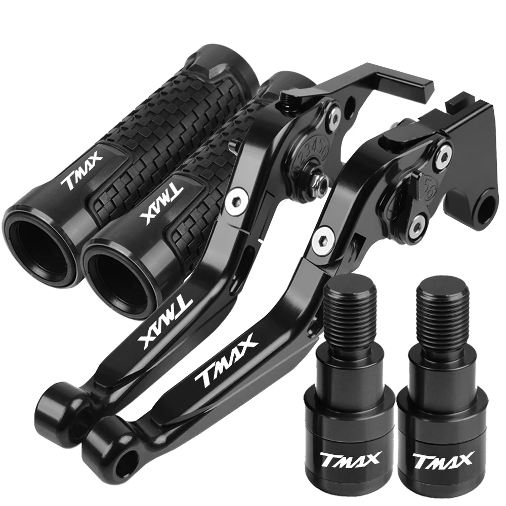 For Yamaha TMAX500 TMAX530 T-Max 500 530 2008-2018 2019 2020 2021 2022 2023 Motorcycle Brake Clutch Levers Handlebar Grips Ends - Image 4