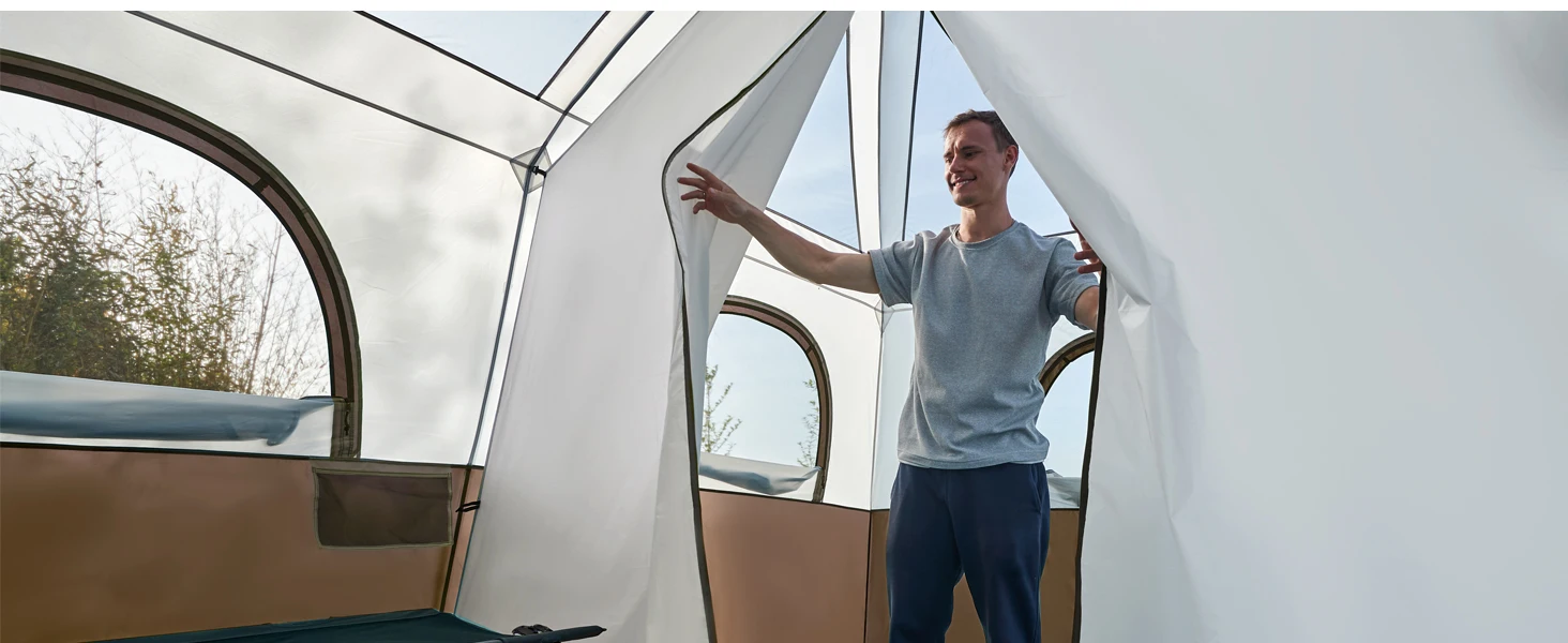 family camping tent