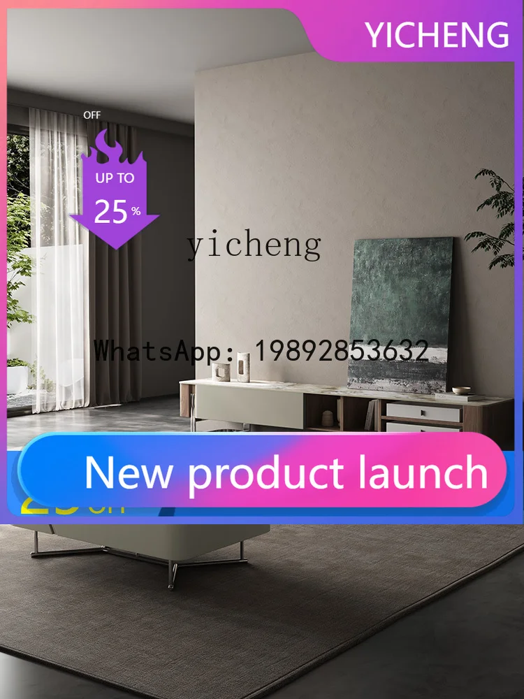 

Креативный журнальный столик ZZ-5: роскошный, современный, новый, из перламутровой каменной плиты, для небольшой квартиры, передвижной, для гостиной