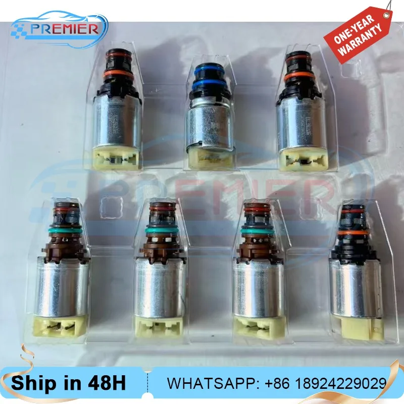 6R80  7PCS New Transmission Valve Body Solenoids Kit Fits For Ford Explorer Ranger Mustang Transit Everest F-150 2011-2017