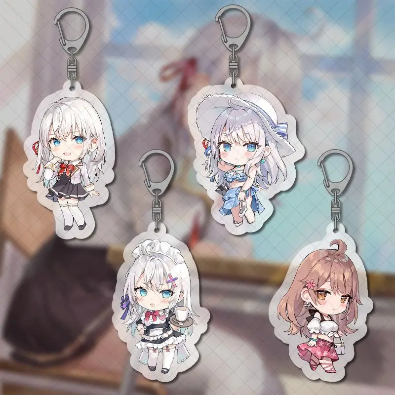 Tokidoki Sotto Roshiago de Dereru Tonari no Aarya-san SD симпатичный акриловый брелок ремешок аксессуары цепочки для ключей Ring