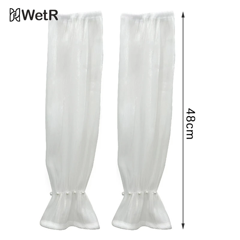 Loose Arm Warmers Long-sleeved Mesh Glove Anti-UV Lace Arm Warmers Sunscreen Sleeve Ice Silk Sleeves Sun Protection Cover 