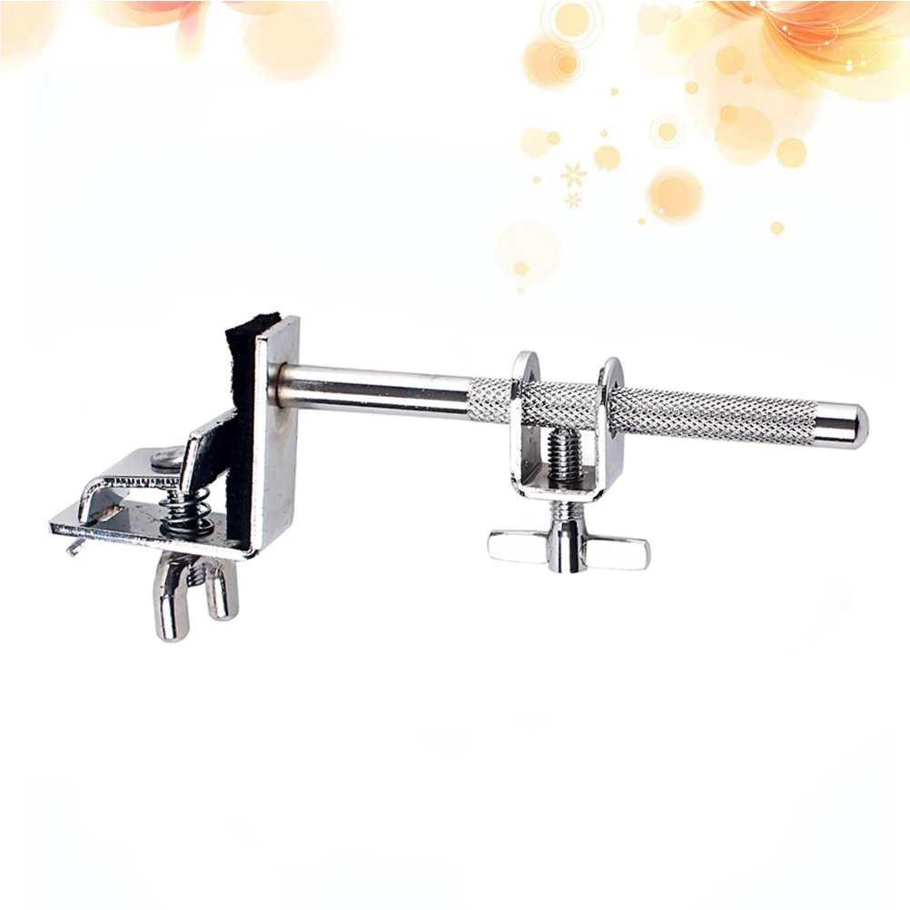 

Drum Cowbell Holder Drum Cowbell Clamp Mount for Bass Woodblock Parallel Jaws Easy Adjust Clamping Power Optimal Position