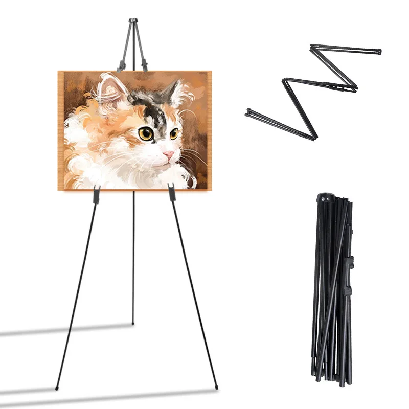 

Cross-border display cabinet Amazon custom art metal easel