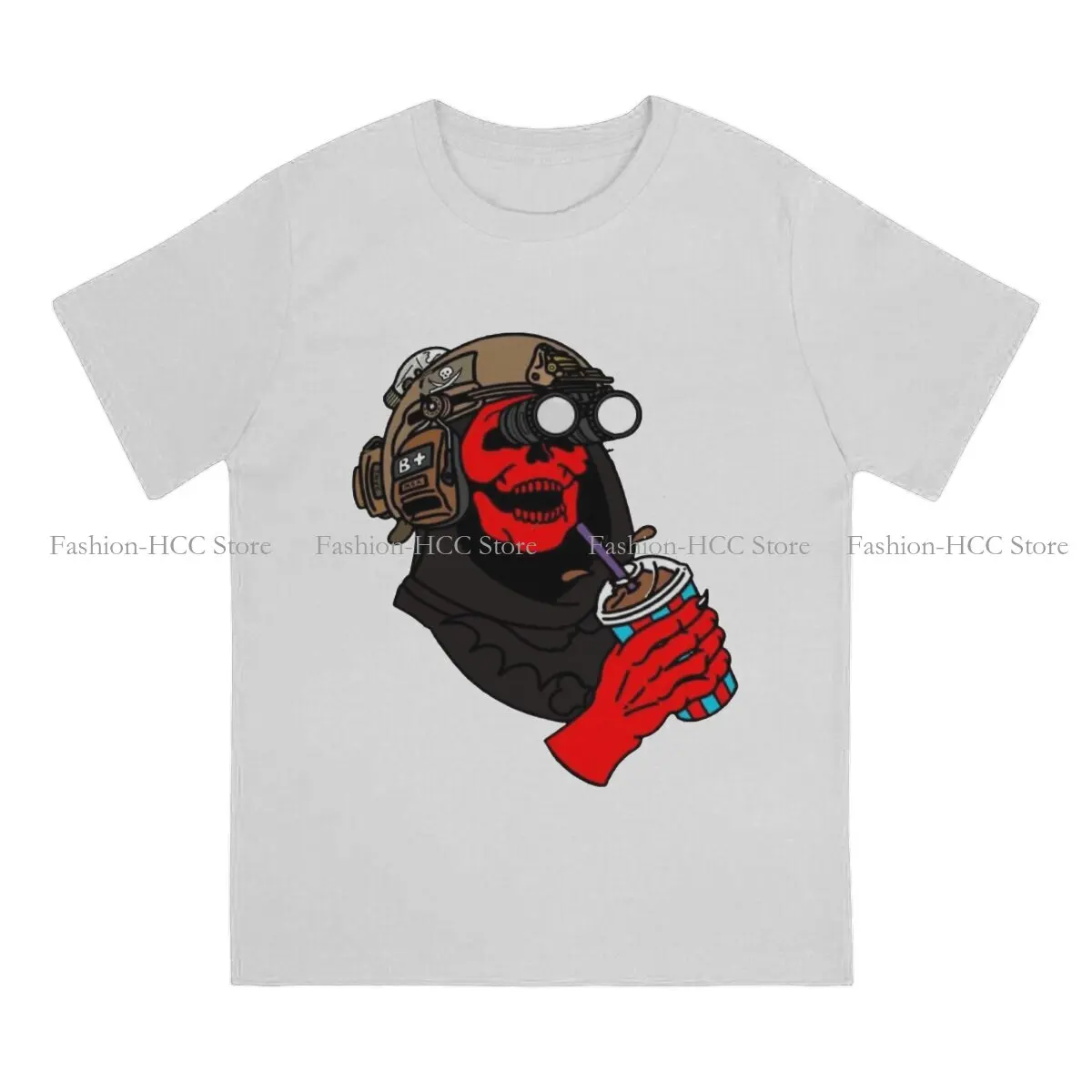 Skull Drink Style Polyester TShirt Forward Observations Group Top Quality New Design Graphic  T Shirt Stuff