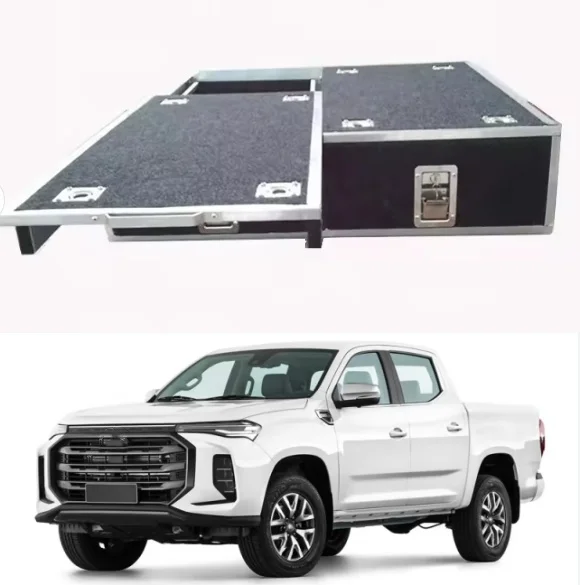 Off-road Outdoor Camping Pickup Truck Stainless Steel Roller Drawer System for Maxus/LDV T60/T70