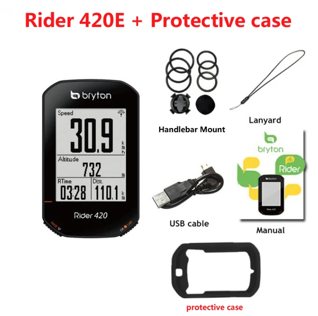 Bryton Rider 420 GPS Cycling Computer Enabled Bicycle Bryton Rider