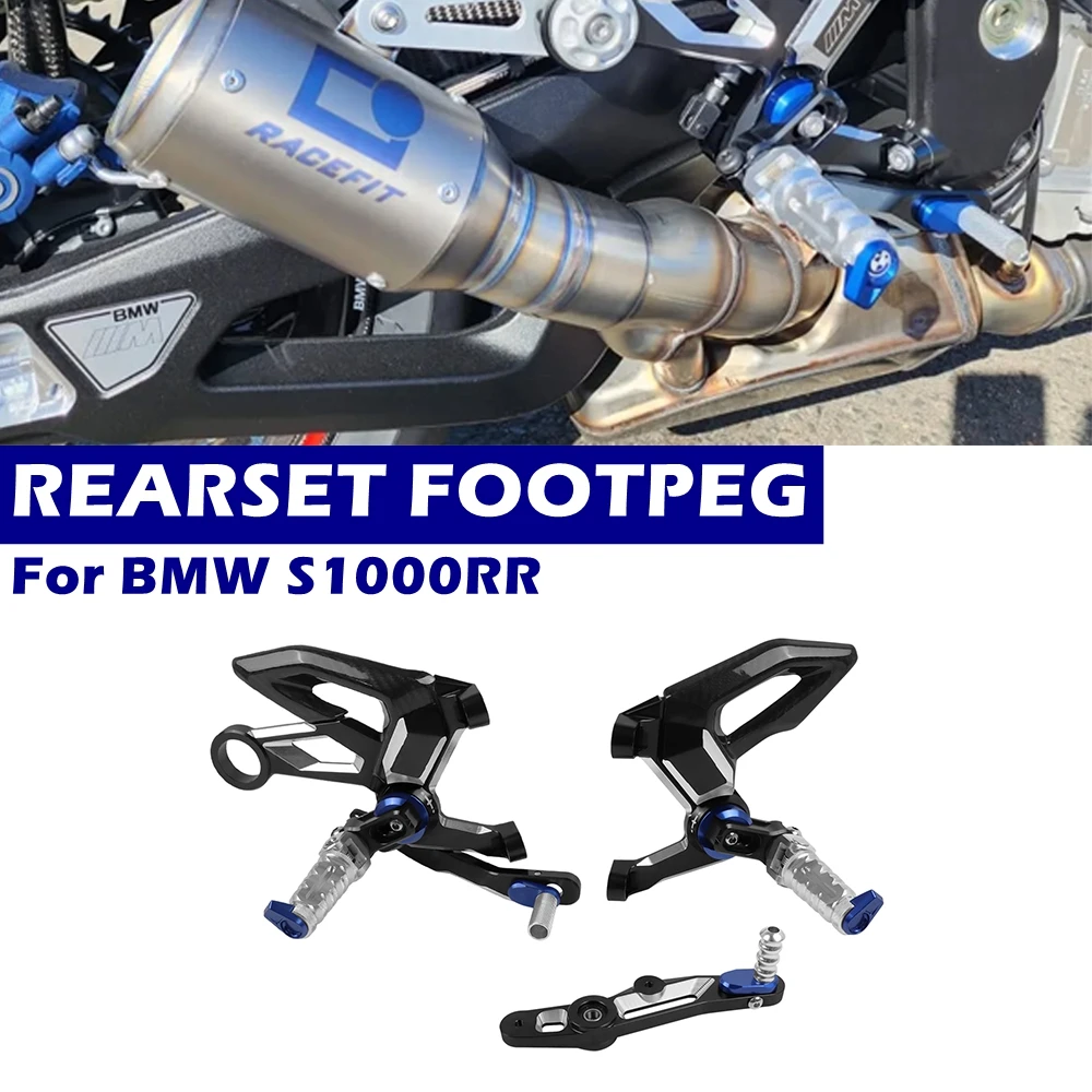 

Footpegs For BMW S1000RR S 1000RR S1000 RR Performance Parts Carbon Fiber Adjustable Rear Set Foot Rest 2019-2024