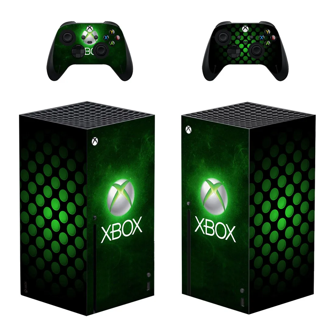 Naklejki na konsolę Xbox Series X i 2 kontrolery z własnym projektem, personalizowane, winylowe. — zdjęcie produktu 3
