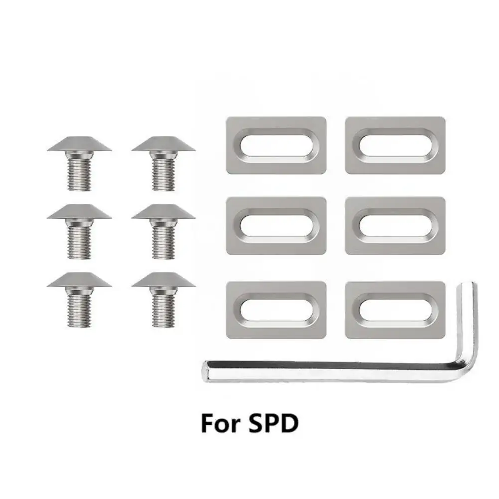 Stainless Steel M5 Cleat Fasteners For Road Bike Pedal Cleat Installation Including Look For KEO And For SPD B Kit Support