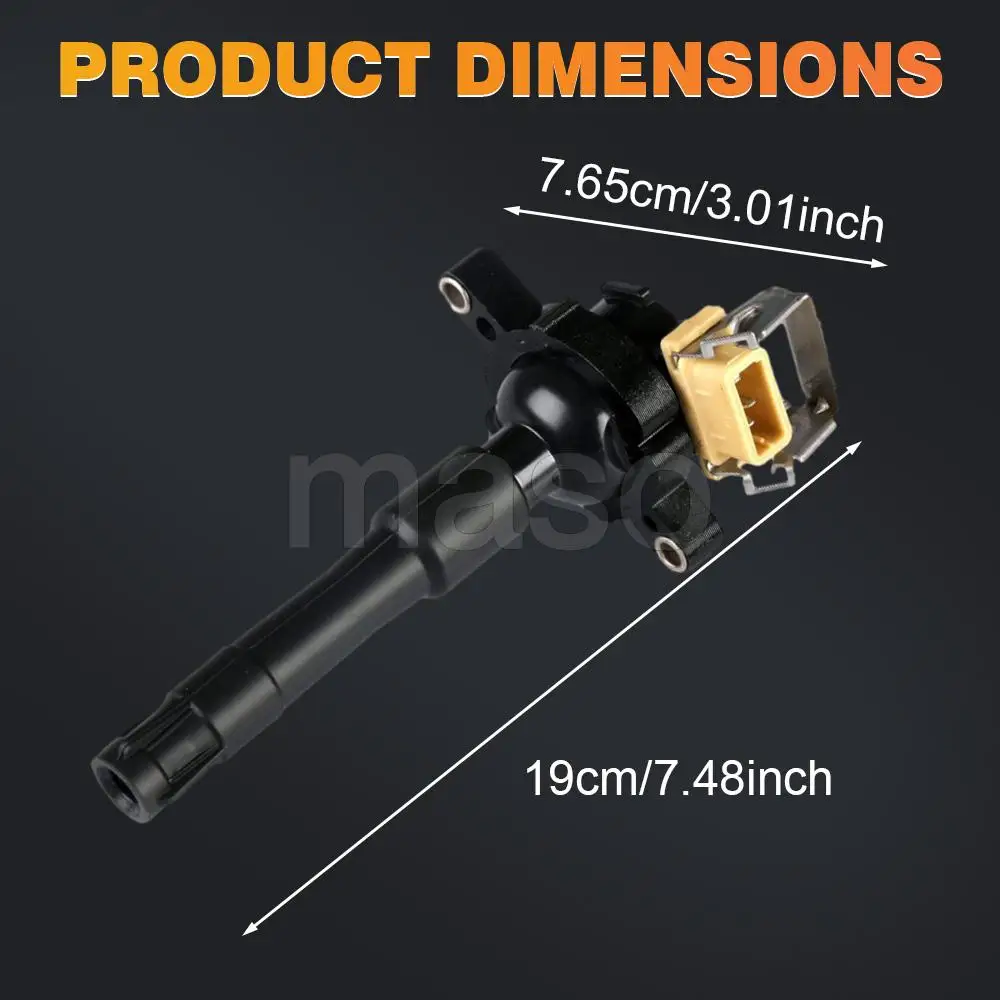 Car Ignition Coil UF300 12131703228 For BMW 323Ci 323i 323is 325Ci 325Xi 328i 525i 540i 740i 740iL 840Ci 850Ci M3 M5 X5 Z3
